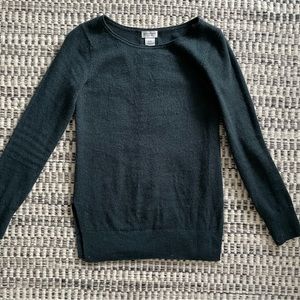 Club Monaco Cashmere Sweater in Deep Steel Blue